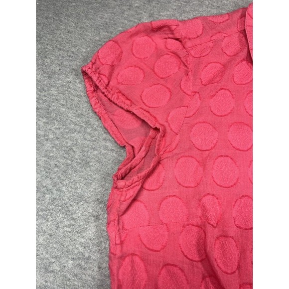 Boden top us size 4 pink ruffles button down ruffles - Picture 4 of 9
